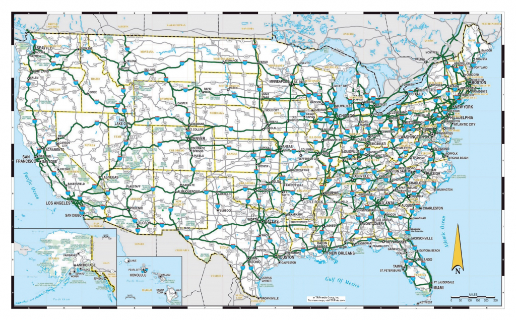 Free Printable Us Highway Map Usa Road Map Unique United States - Free Printable Road Maps Of The United States