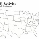 Free Printable Us Maps With State Names Usa Map And State Capitals   Map Of United States With State Names Printable