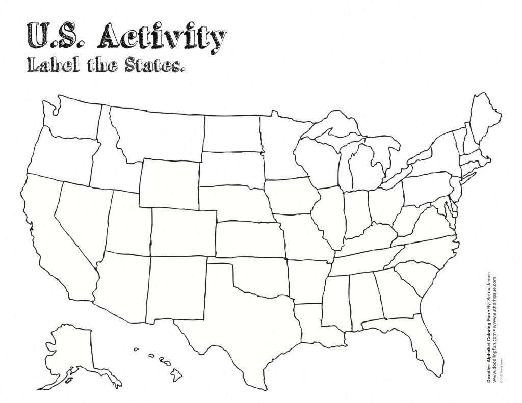 Free Printable Us Maps With State Names Usa Map And State Capitals - Map Of United States With State Names Printable