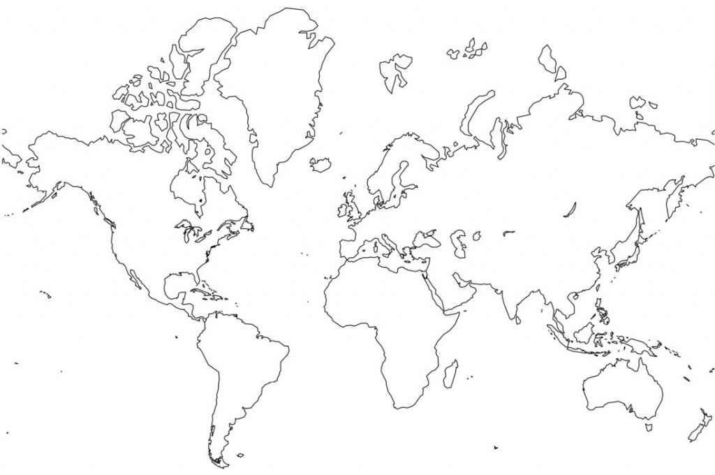 Free Printable World Map Coloring Pages For Kids - Best Coloring - Map Of The World To Color Free Printable