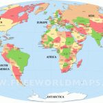 Free Printable World Maps   Printable World Map With Countries
