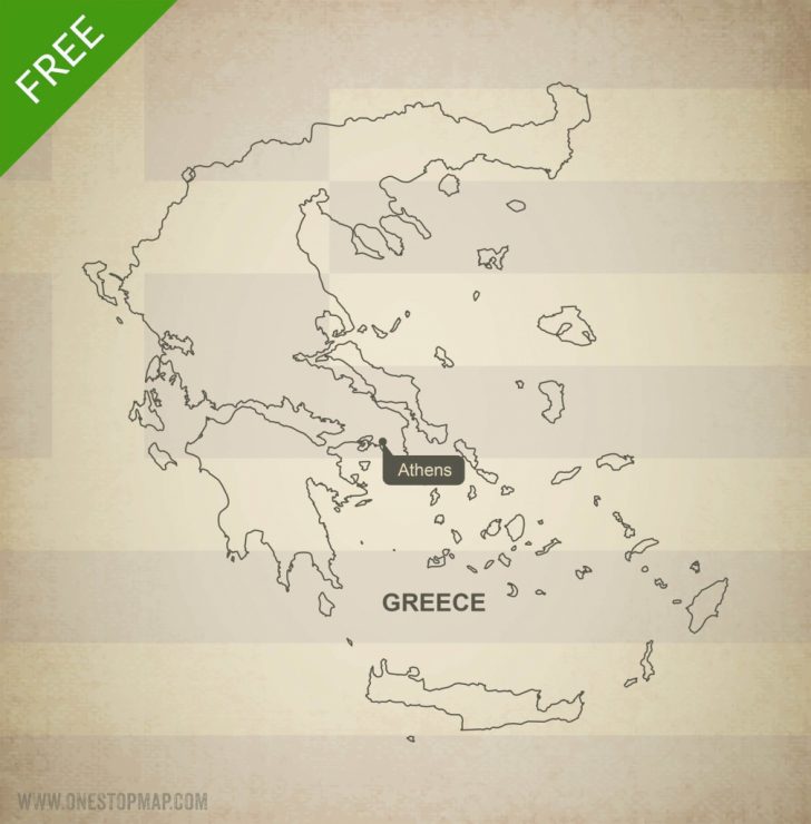 Outline Map Of Greece Printable