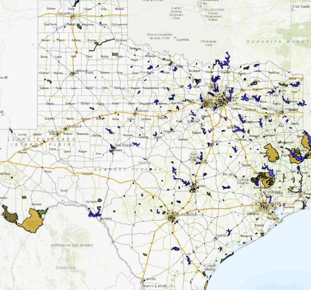Geographic Information Systems (Gis) - Tpwd - Texas Public Deer Hunting Land Maps