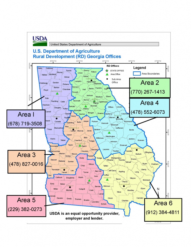Georgia Contacts | Usda Rural Development - Usda Home Loan Map California