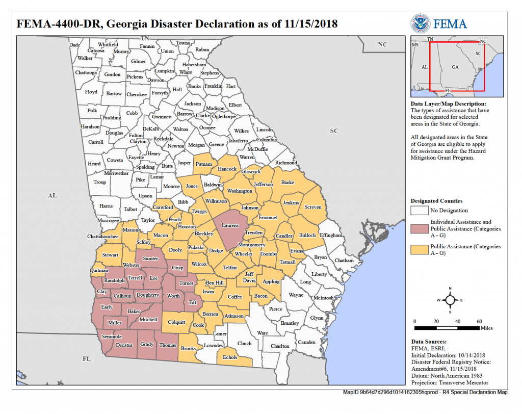 Georgia Hurricane Michael (Dr-4400) | Fema.gov - Fema Maps Florida