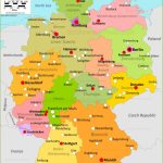 Germany Maps | Maps Of Germany   Printable Map Of Germany With Cities And Towns