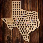 Giant Xl Texas Beer Cap Map | Products | Home Wet Bar, Beer Caps   Texas Beer Cap Map