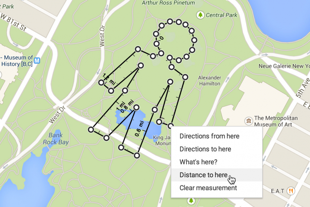 Google Maps Can Now Tell You The Exact Distance Between Two Points - Google Maps Texas Directions