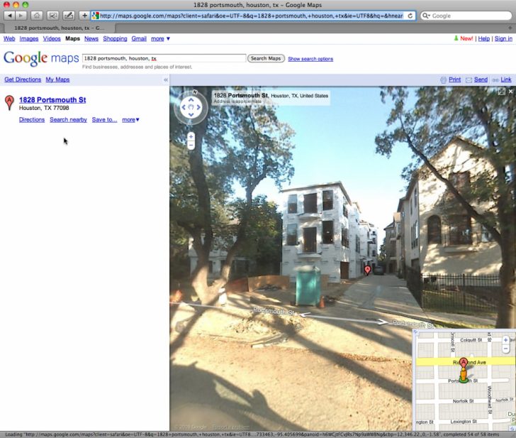 Google Maps Street View Houston Texas