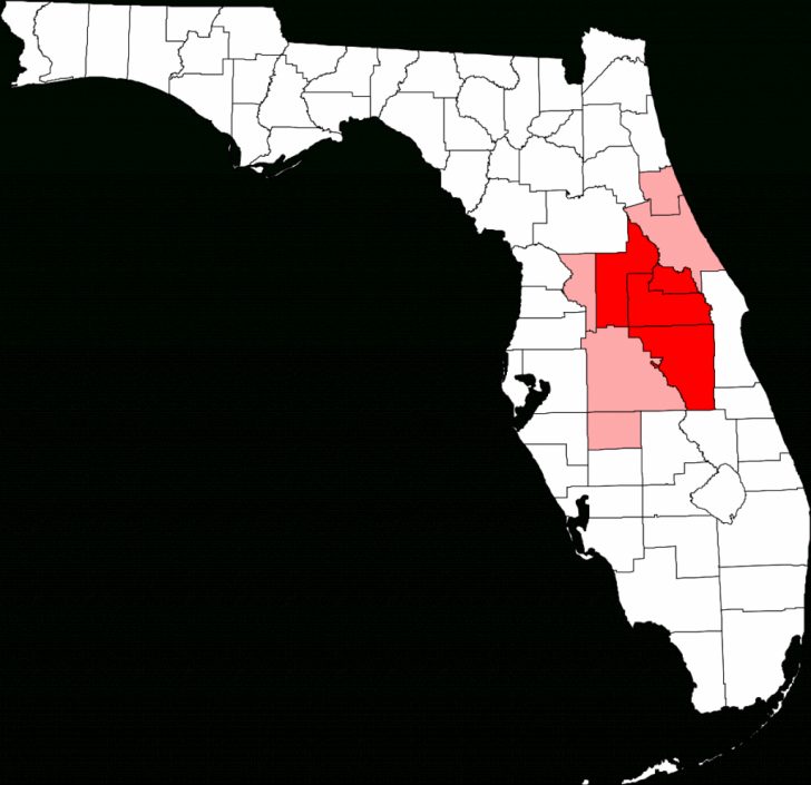 Map Of Florida Near Orlando