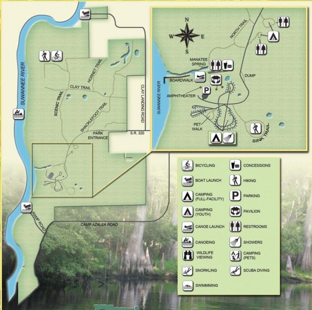 Guide To Springs In North Florida - Map Of All Springs In Florida