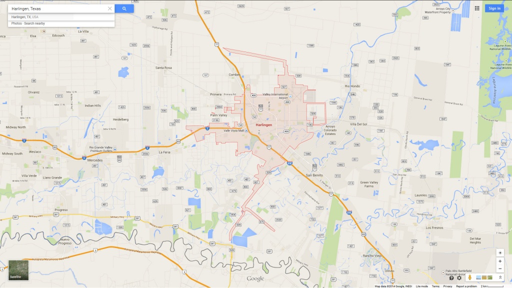 Harlingen Texas Map - Google Maps Harlingen Texas
