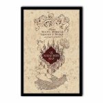 Harry Potter   The Marauder's Map   Poster Print Art, Licensed   Harry Potter Marauders Map Printable