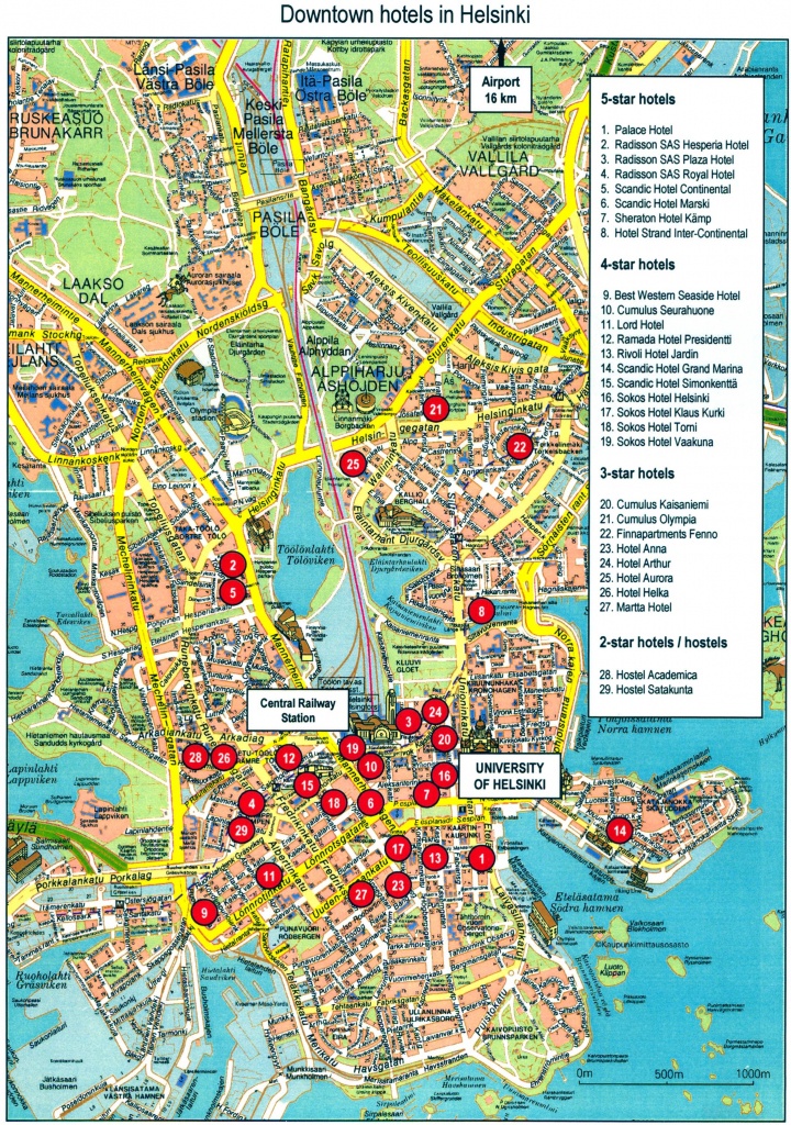 Helsinki Finland Tourist Map - Helsinki Finland • Mappery - Helsinki City Map Printable