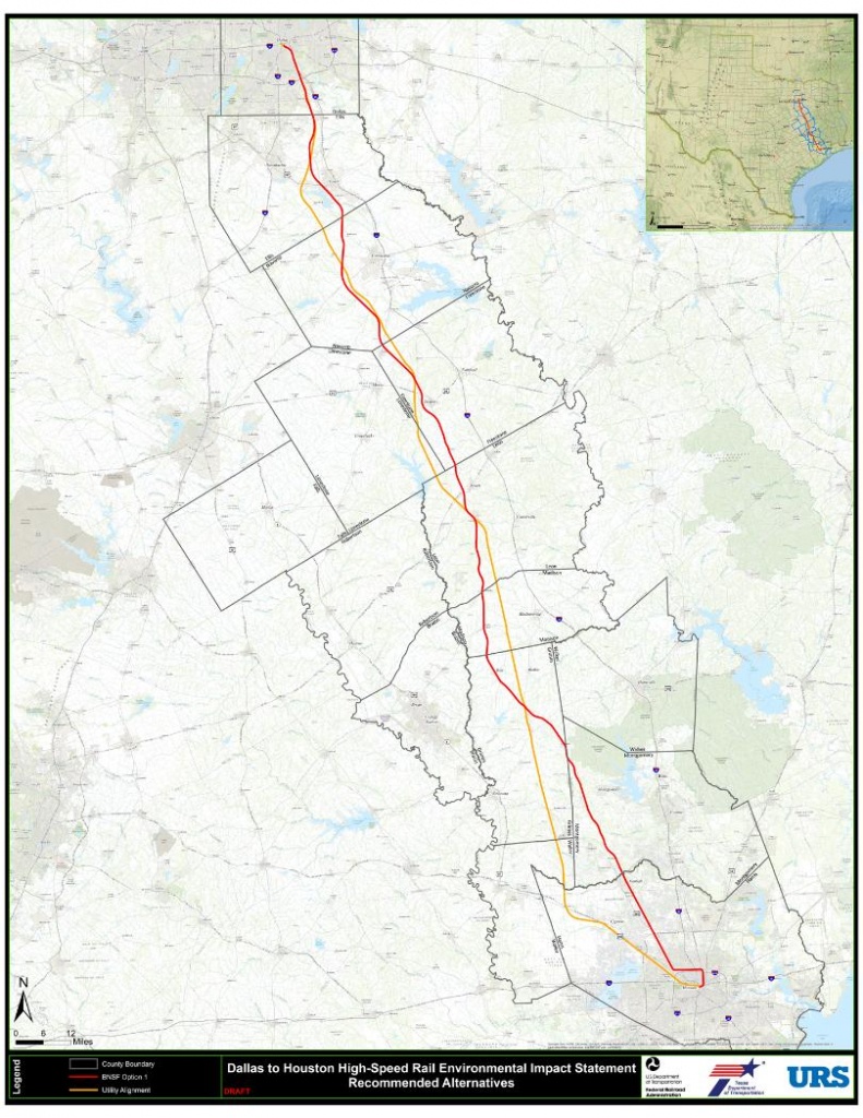 High Speed Rail Project Moving Forward With New Focus On &amp;quot;utility - Texas High Speed Rail Map