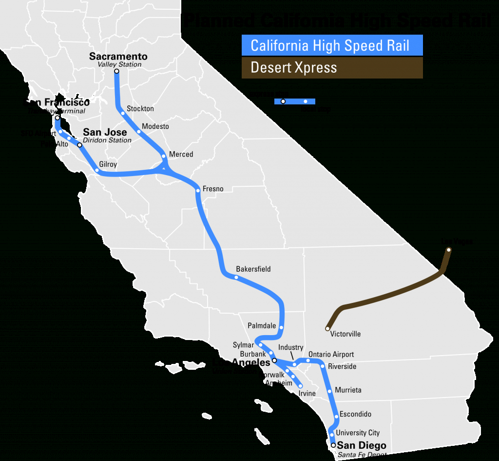 High Speed Rail To Las Vegas Breaks Ground 2017 - Canyon News - California High Speed Rail Progress Map