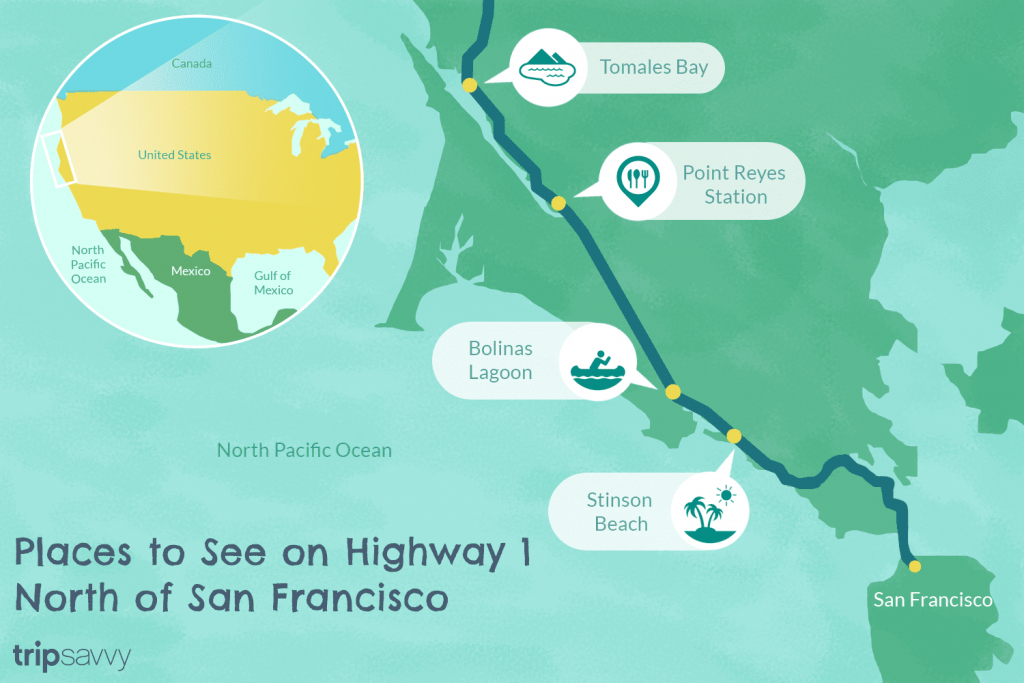 Highway 1 In Northern California - A Drive You&amp;#039;ll Love - Map Of California Coast North Of San Francisco