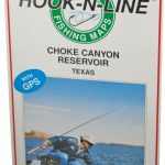 Hook N Line Map F112 Choke Canyon Fishing Map (With Gps)   Austinkayak   Texas Kayak Fishing Maps
