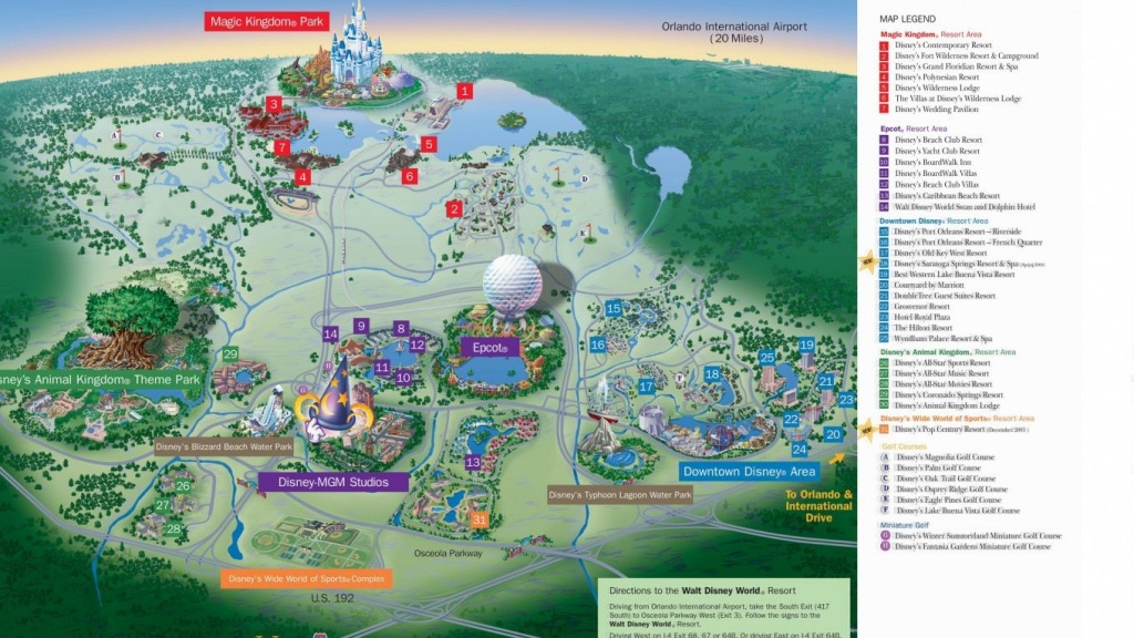 Hotel Resort Disney World Resorts Florida Residents In Walt Monorail - Florida Resorts Map