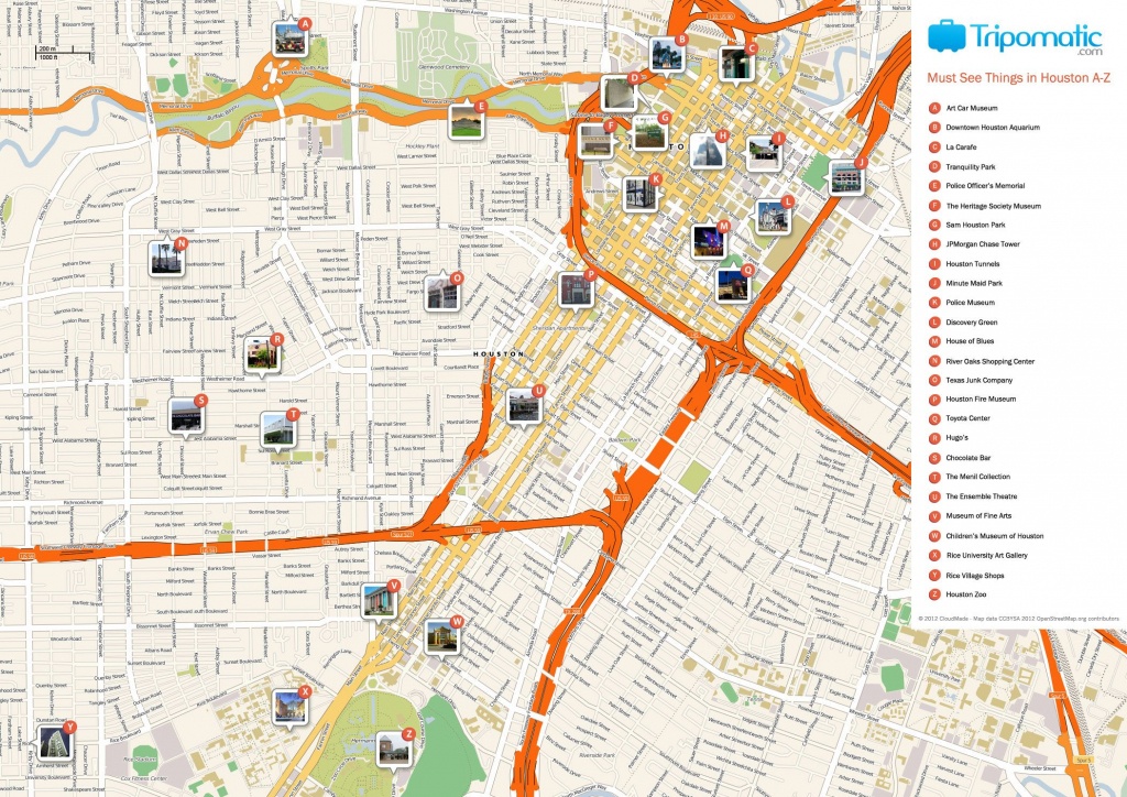 Houston Printable Tourist Map | Homeschooling &amp;amp; Unschooling - Downtown Houston Map Printable
