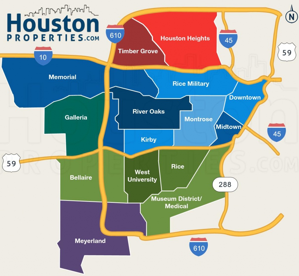 Houston Tx Map - Houston Texas On Map (Texas - Usa) - Houston Texas Map