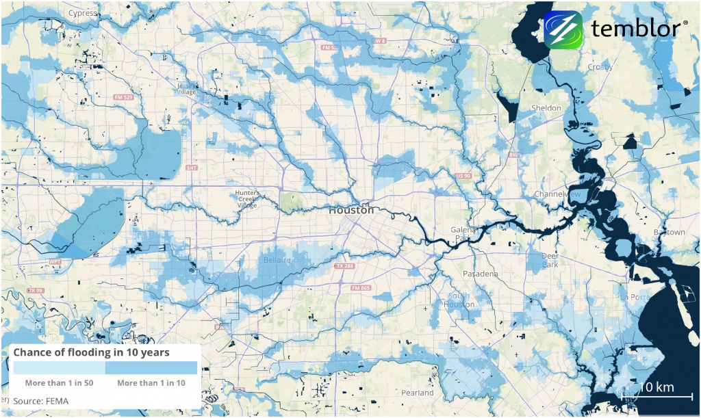 How Accurate Were The Flood Risk Maps? (Houston, West: Insurance - Houston Texas Floodplain Map