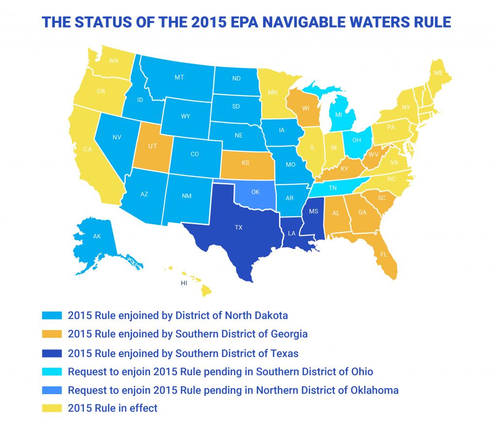 How To Find Out If The Epa's 'navigable Waters' Regulations Affect - Texas Navigable Waterways Map