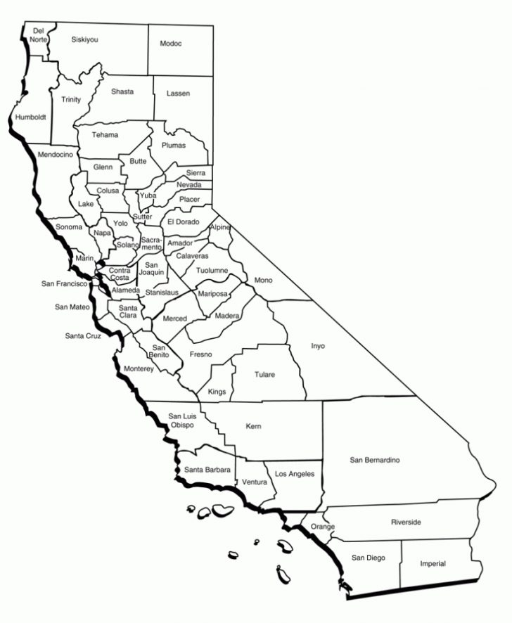 Show Map Of California Counties