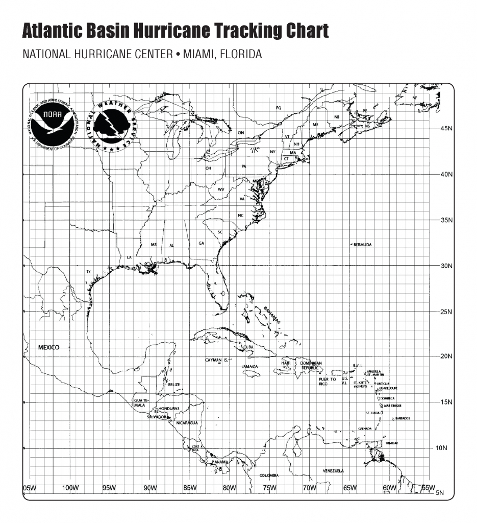 Hurricane Tracking Map Printable Hurricane Tracking Map 