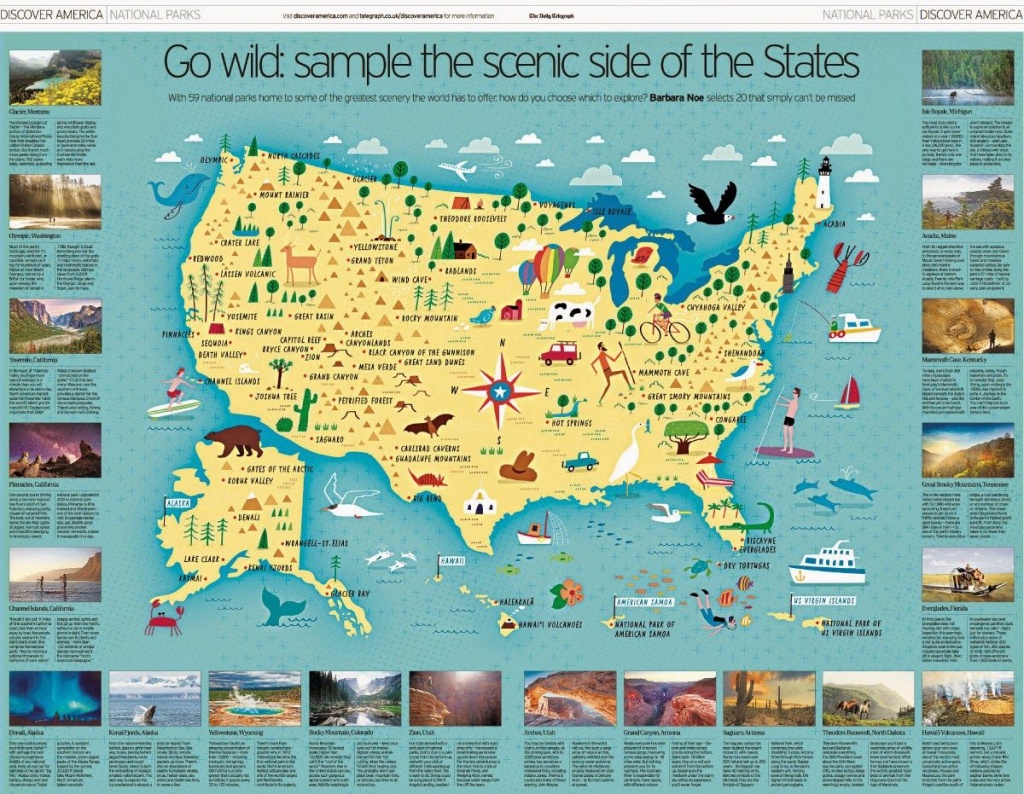 I Draw Maps: A Map Of All 59 Us National Parks For The Daily - Printable Map Of Us National Parks