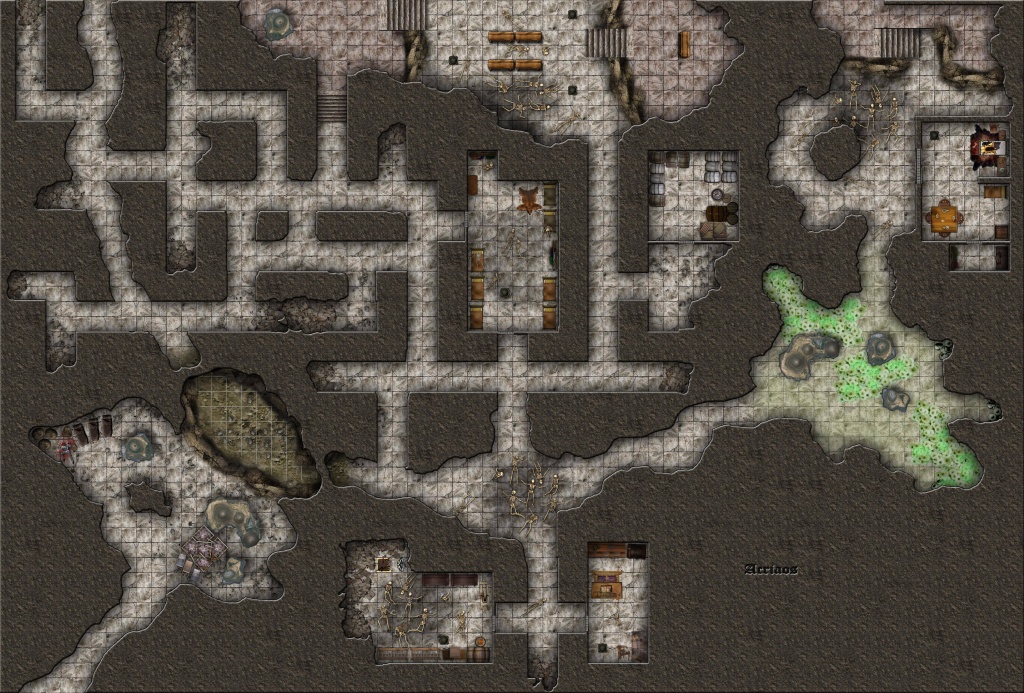 I Rebuilt The Wave Echo Cave From Lost Mine Of Phandelver (Battlemap) - Lost Mine Of Phandelver Printable Maps