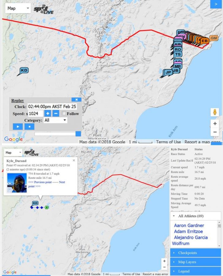 Printable Iditarod Trail Map