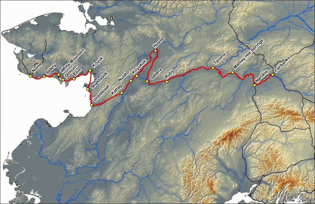 Iditarod Trail Map 2015 | Iditarod 2015 | Alaska, Trail Maps, Snow - Printable Iditarod Trail Map