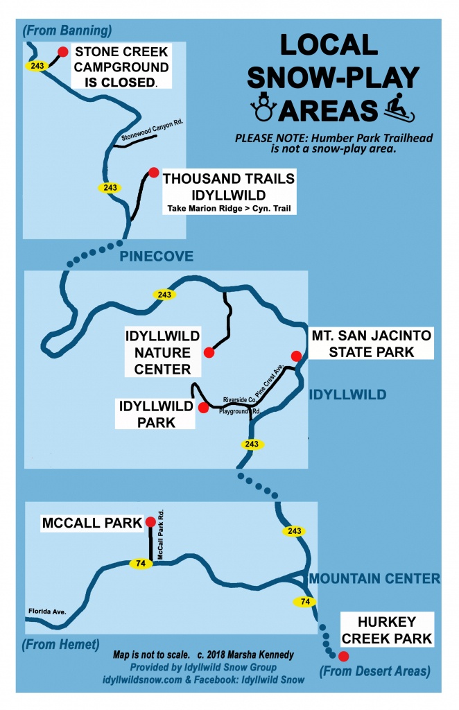 Idyllwild Snow - Home - California Chain Control Map