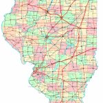 Illinois Printable Map   Printable Map Of Illinois