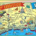 Illustrated Tourist Map Of Connecticut   Printable Map Of Connecticut