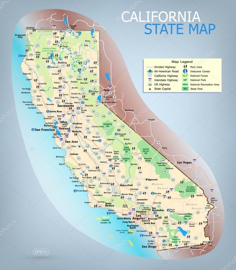 Image Result For Map Symbols For California Landforms | Beck | Map - California Landforms Map