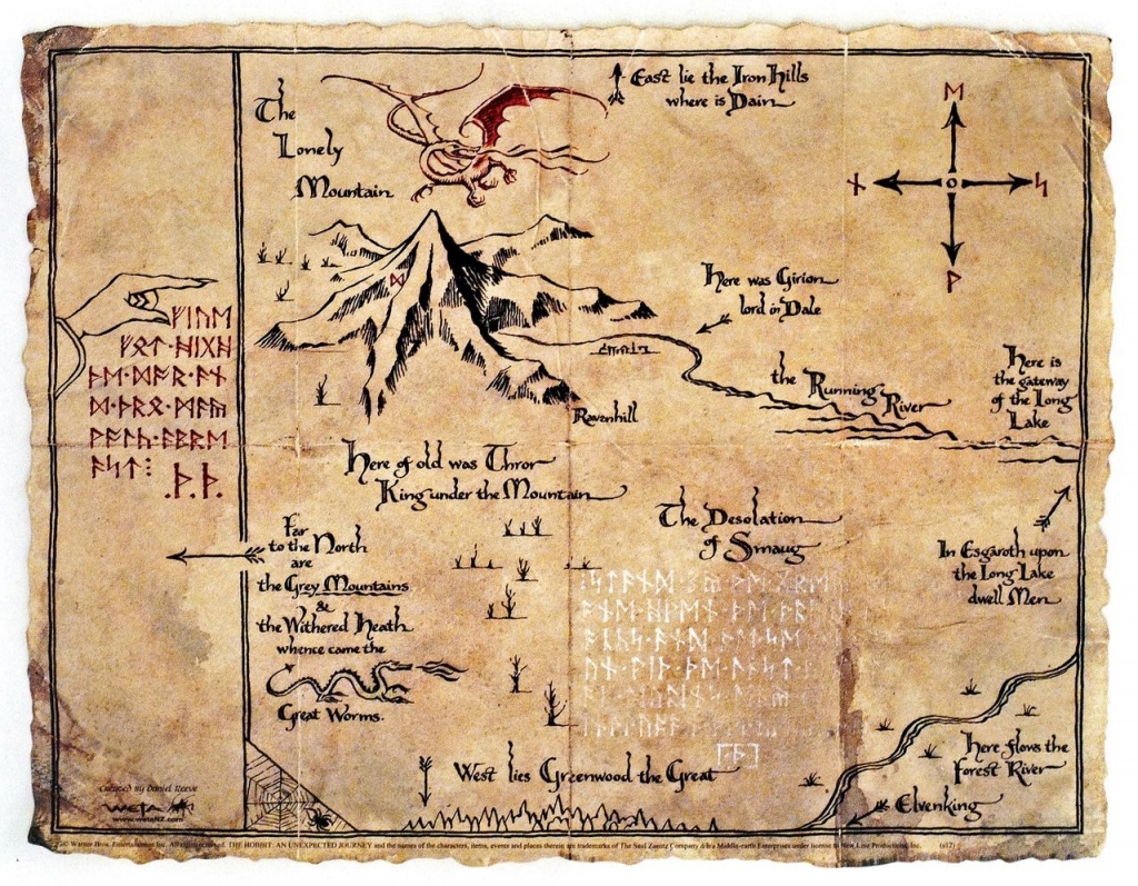 Image Result For The Lonely Mountain Map | Maps And More In 2019 - Thror&amp;#039;s Map Printable