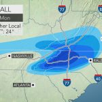 Immobilizing Storm To Bury Carolinas, Southern Virginia In Snow And Ice   Florida Weather Forecast Map