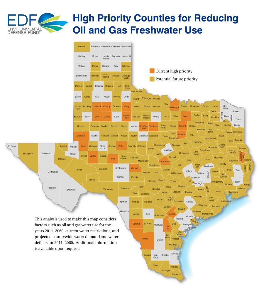 In Texas, Freshwater Use For Oil And Gas Should Be Reduced Strategically - Texas Water Well Map