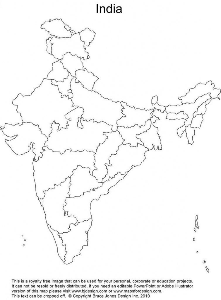 India Outline Map Printable | India Map | India Map, India World Map - India Map Printable Free