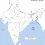 India Political Map In A4 Size   Map Of India Outline Printable
