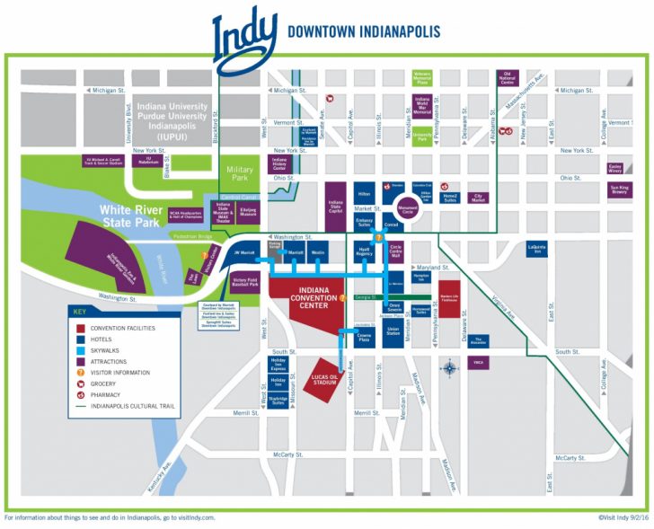 Printable Map Of Indianapolis