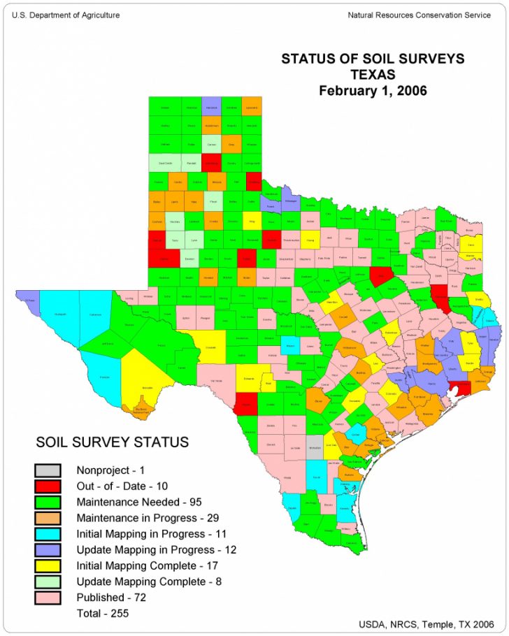 Texas Survey Maps