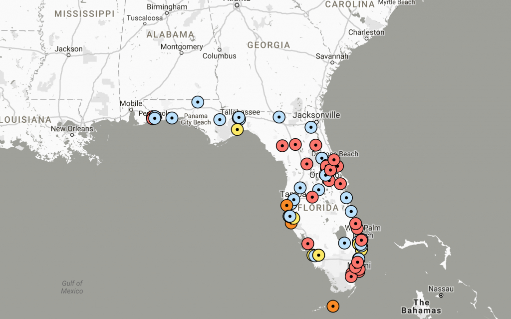 Interactive Map: Threats Against Florida Schools Since Shooting - Interactive Map Of Florida