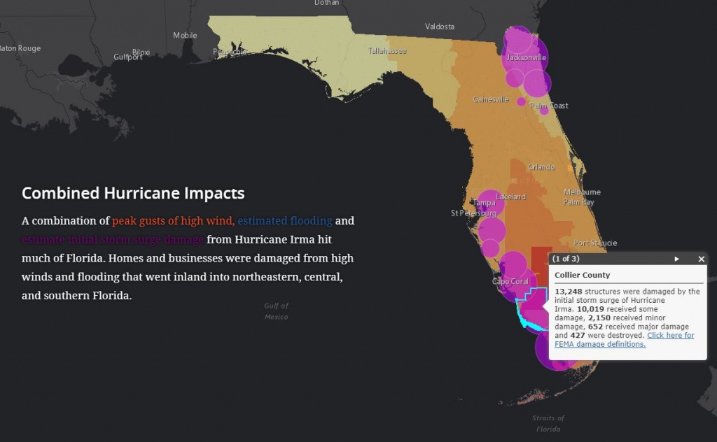 Interactive Story Map Shows Hurricane Impacts And Florida's - Florida Disaster Map