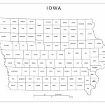 Iowa Labeled Map   Printable Map Of Iowa