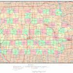 Iowa Political Map   Printable Iowa Road Map