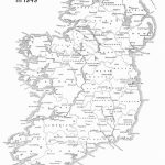 Ireland Geography   Basic Facts About The Island   Printable Black And White Map Of Ireland