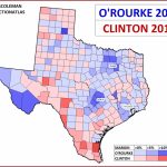 J. Miles Coleman On Twitter: "here's A Comparison Between Hillary   Map Beto For Texas